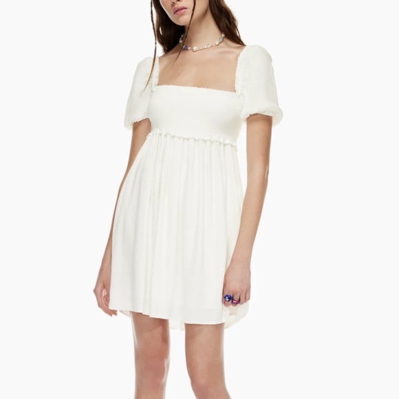 Aritzia Dresses & Skirts - NWT Aritzia Sunday Best Hadley Dress in Light Birch